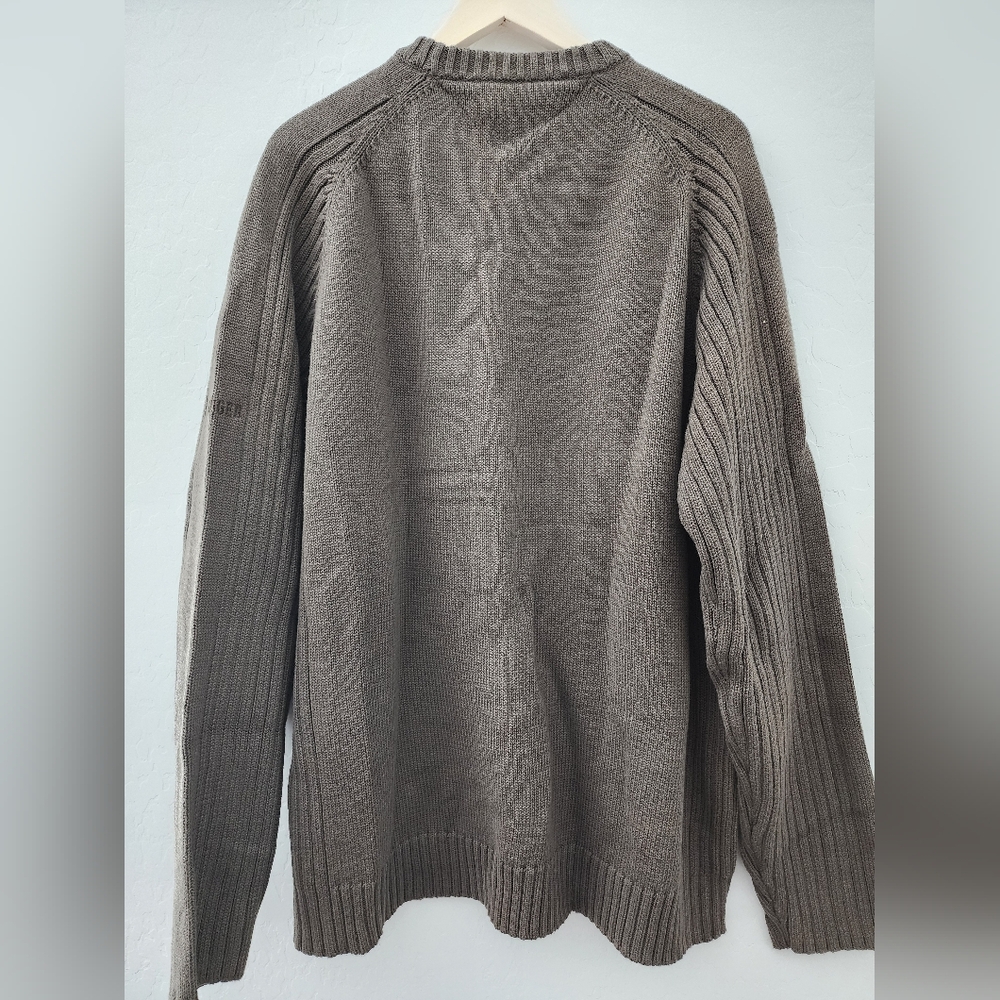 Men's Tommy Hilfiger 100% Cotton Sweater, Olive Green,XXL,Great Quality & Detail - Picture 7 of 7